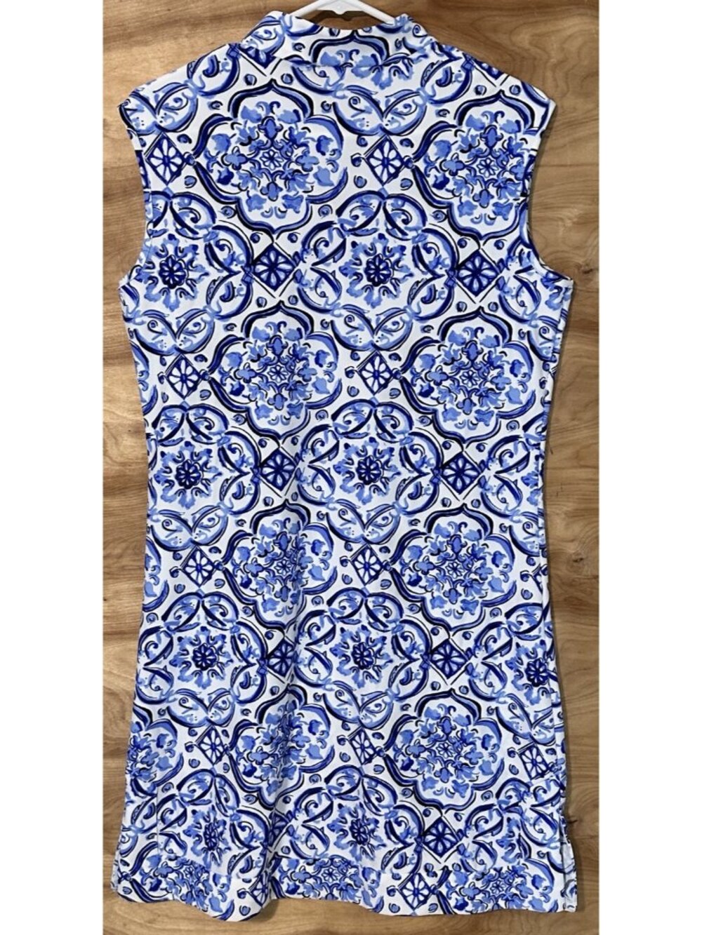 Jude Connally Shift Dress Womens L Multicolor Sleeveless V Neck Travel Stretch - Picture 2 of 6